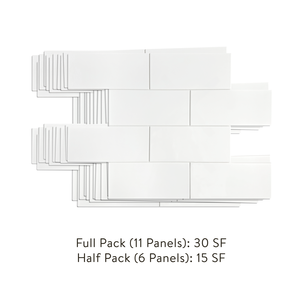 4x10" Running Bond Subway – Shop Six3Tile