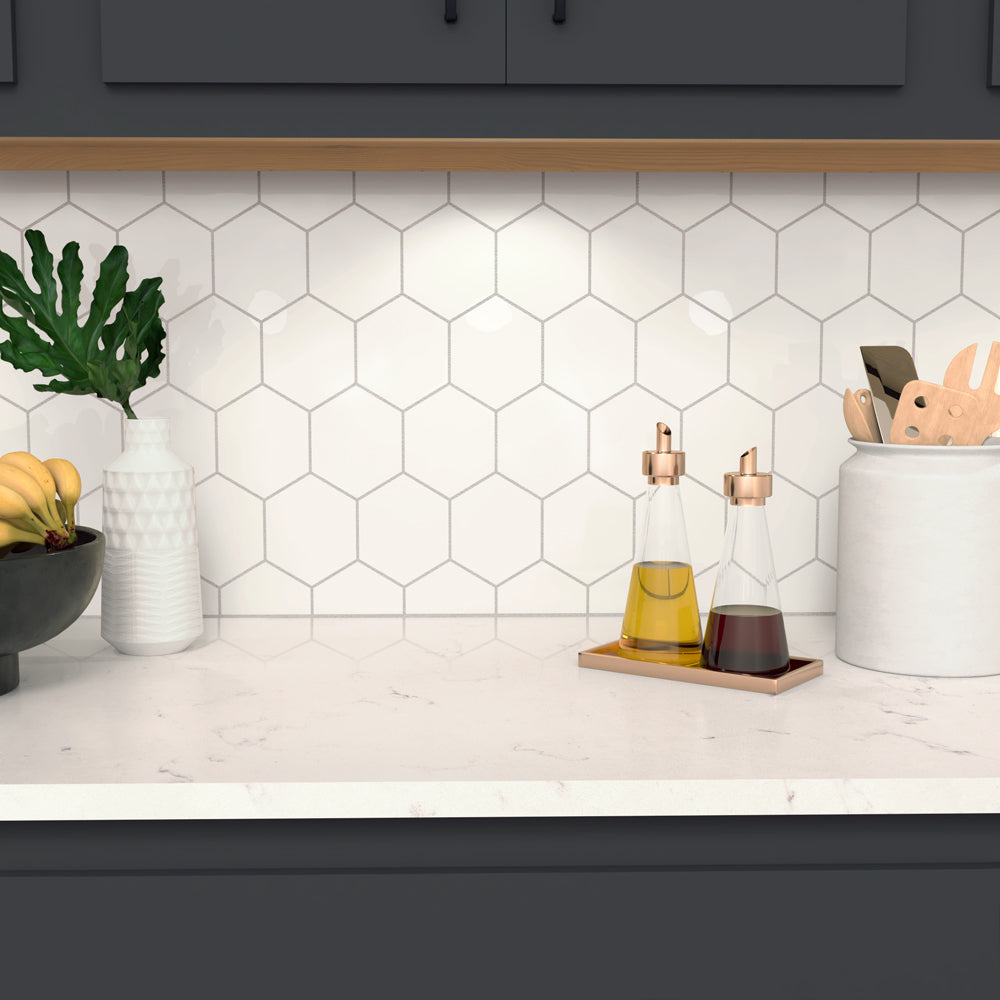 Octagon Tile Backsplash M MOFIT Stick On Octagon Tiles Kitchen