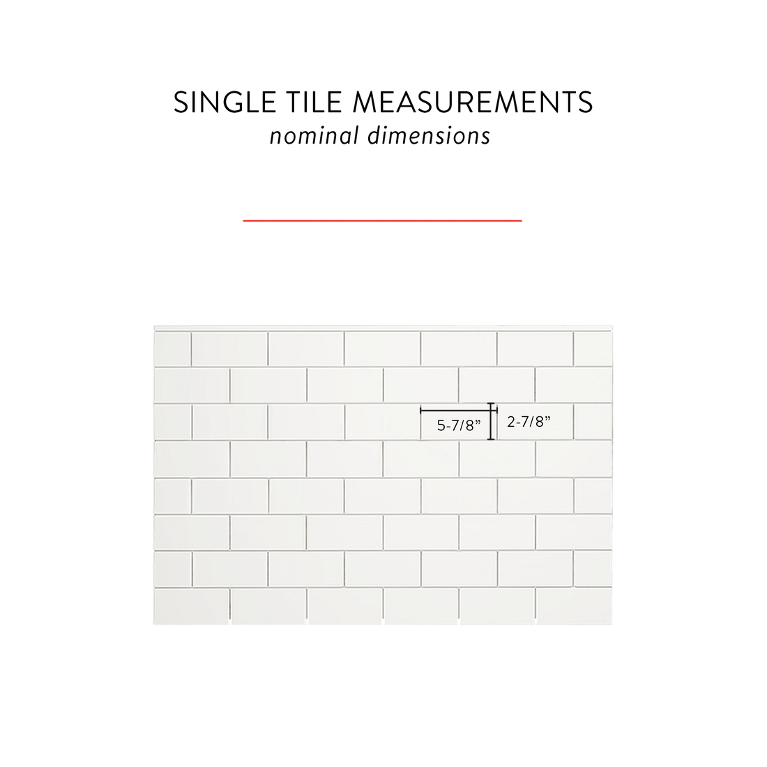 3"x6" Running Bond Subway Shower Surround