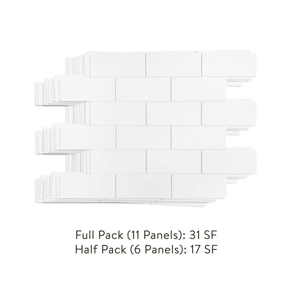 3x6" Running Bond Subway