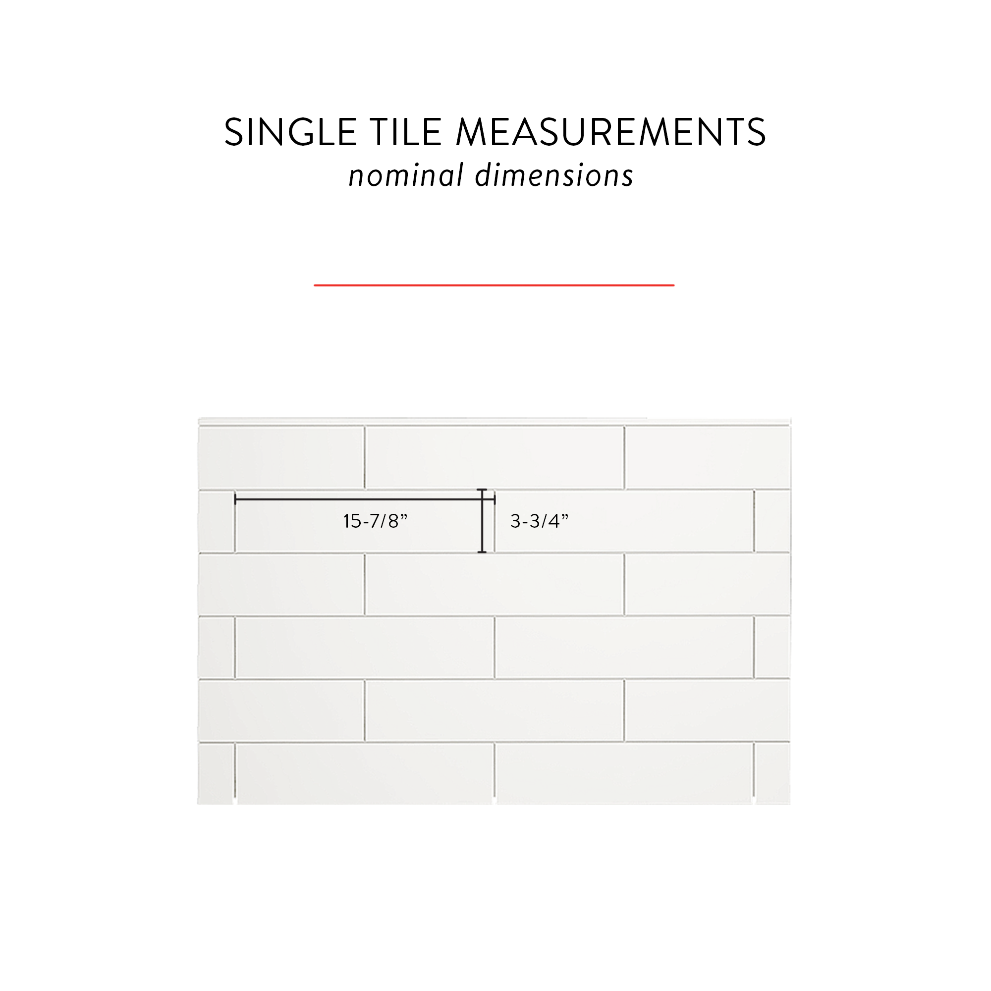 4"x16" Running Bond Subway Shower Surround