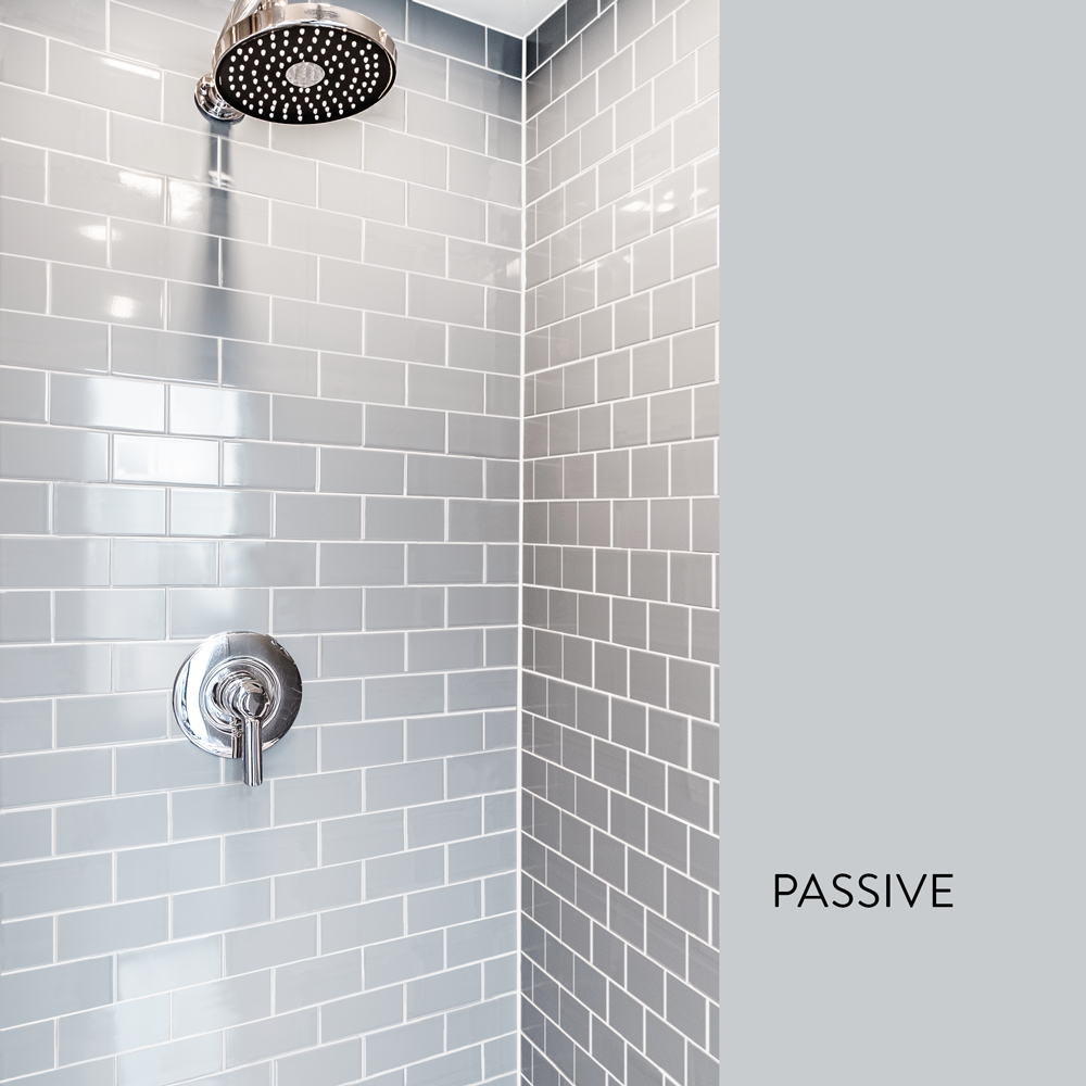 SALE 3"x6" Running Bond Subway Shower Surround - GLOSS PASSIVE (88SF)