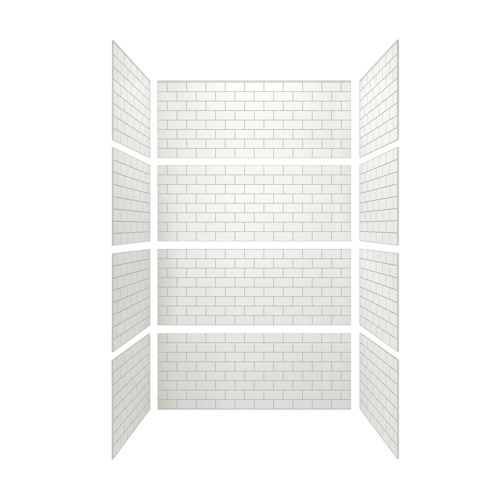 3"x6" Running Bond Subway Shower