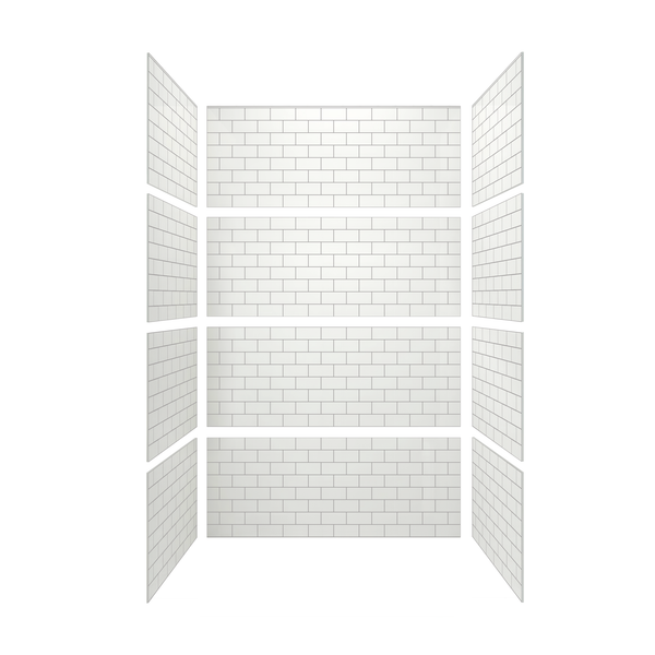 3"x6" Running Bond Subway Shower