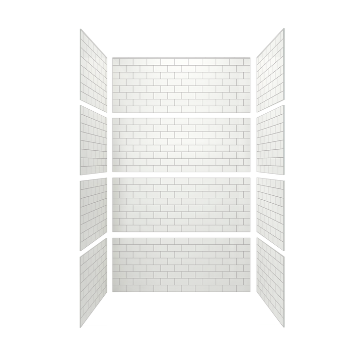 3"x6" Running Bond Subway Shower