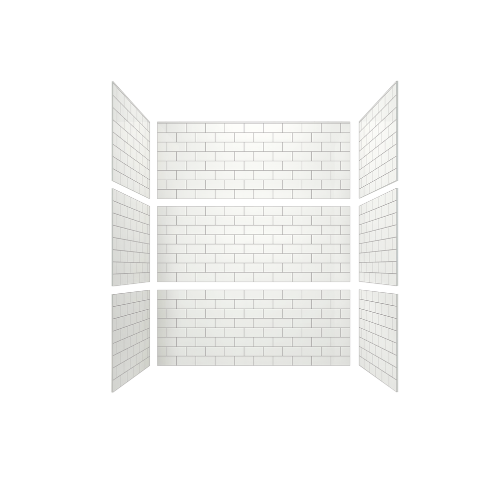 3"x6" Running Bond Subway Tub